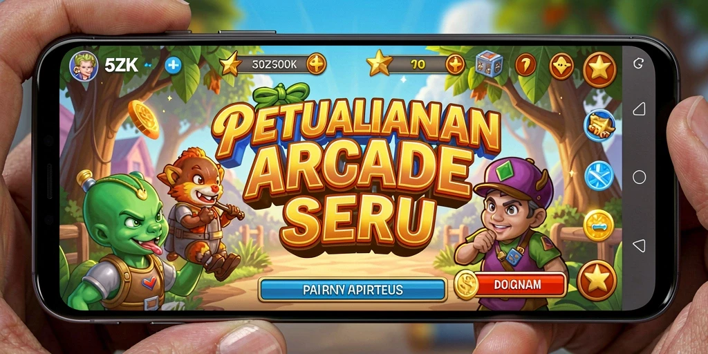 Gameplay seru 5ZK dengan grafis menarik dan tantangan menantang.