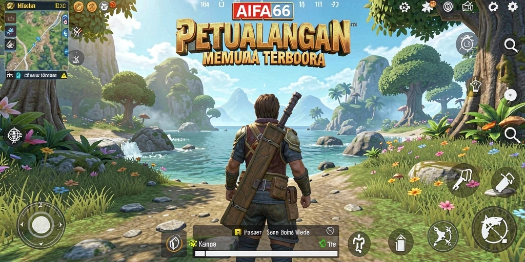 Tampilan aksi mendebarkan dalam gameplay Open World AIFA66.