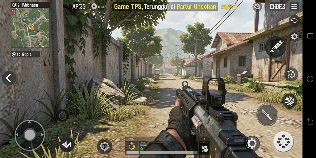 Gameplay seru API33 dengan aksi taktis dalam pertempuran TPS.