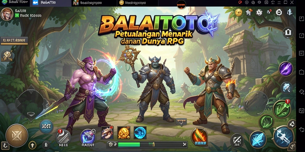 Gameplay menarik BALAITOTO dengan pertarungan seru dan eksplorasi menyenangkan.