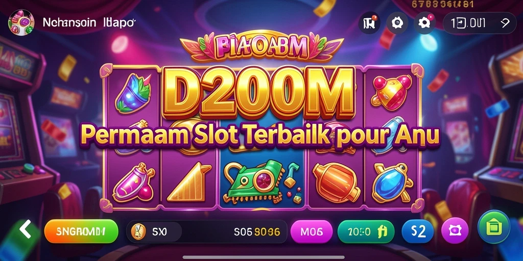 Tampilan menarik dari gameplay D200M yang menggugah selera.