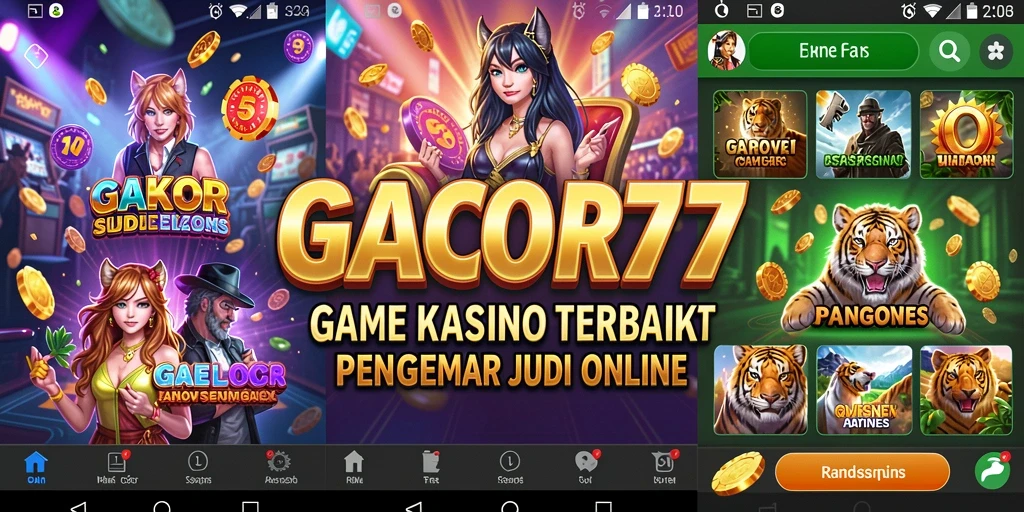 Screenshot gameplay GACOR77 menampilkan aksi seru dalam permainan Kasino.