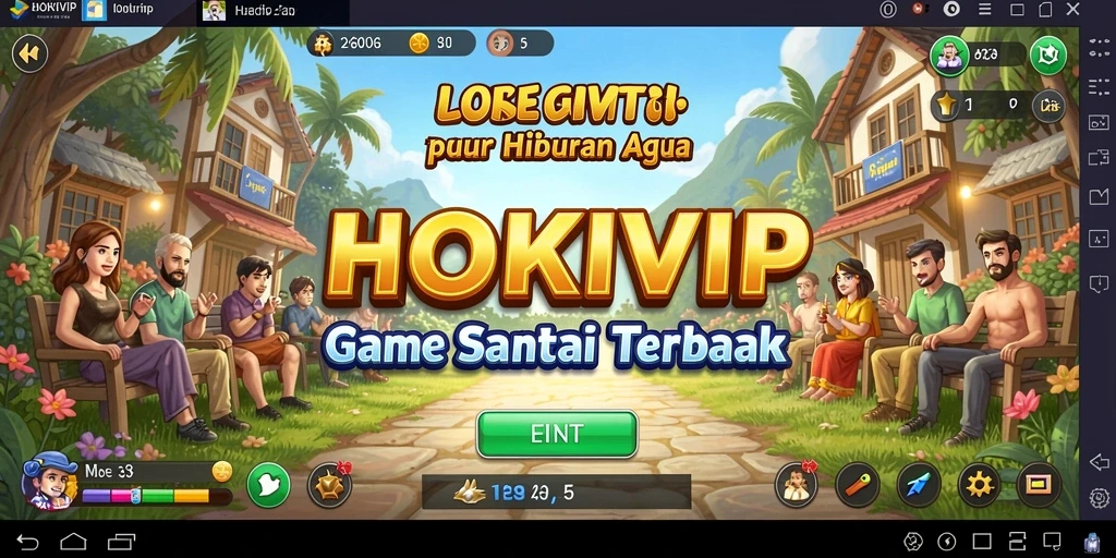 Screenshot dari gameplay HOKIVIP yang menampilkan keseruan bermain Casual.