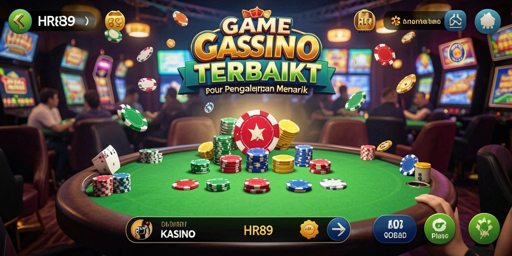 Tampilan menarik dari gameplay Kasino di HR89.