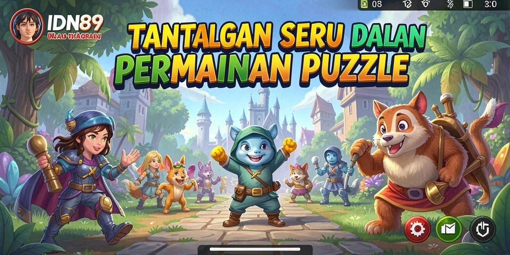 Screenshot menampilkan gameplay seru dari IDN89 permainan Puzzle.