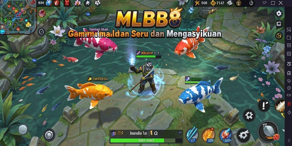 Tampilan menarik dari gameplay Tembak Ikan di MLBB8.