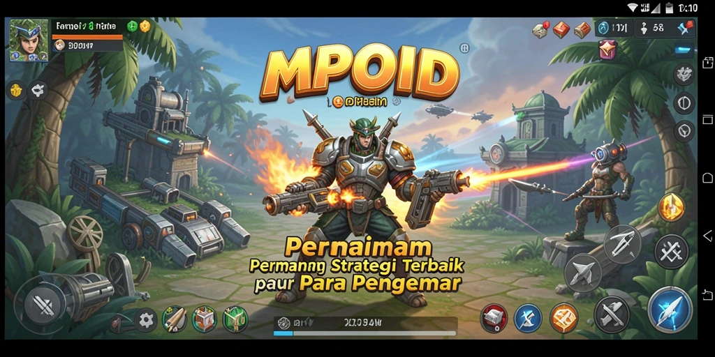 Tampilan aksi seru dalam gameplay MPOID yang penuh strategi.