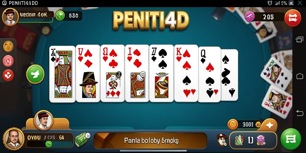 Tampilan seru gameplay domino PENITI4D yang memikat.