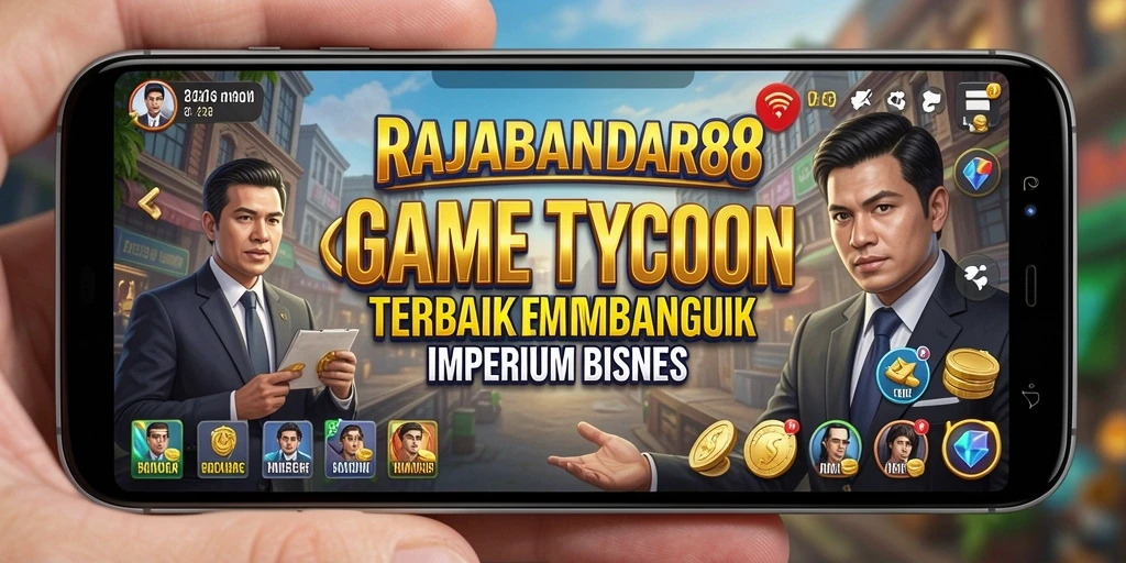 Tampilan permainan <strong>RAJABANDAR88</strong> yang menarik dengan berbagai pilihan bisnis.