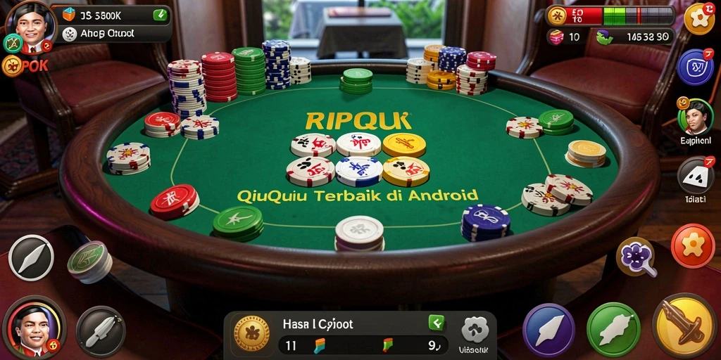 Tampilan menarik dari gameplay QiuQiu di RPOK.