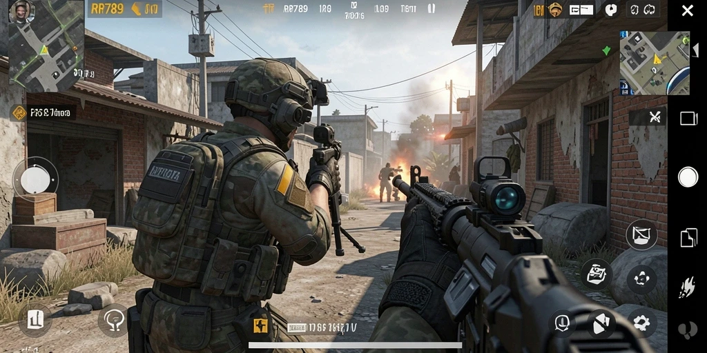 Tangkapan layar menunjukkan gameplay mendebarkan di RR789.
