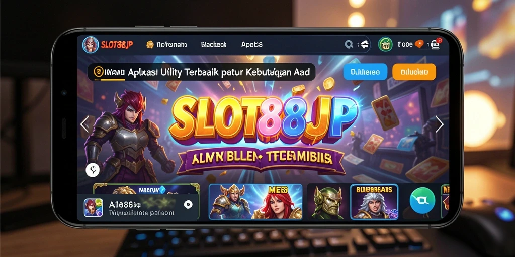 Tampilan antarmuka pengguna SLOT88JP yang mudah dinavigasi.