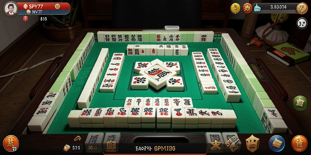 Screenshot SPY77 menampilkan permainan Mahjong yang seru dan menantang.
