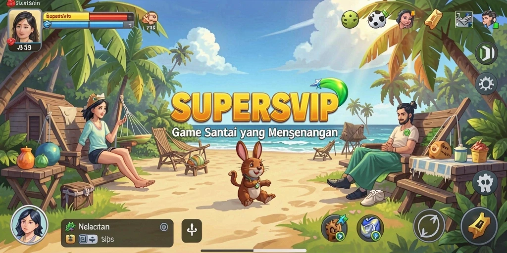 Tampilan screenshot menunjukkan momen seru dalam gameplay Casual.