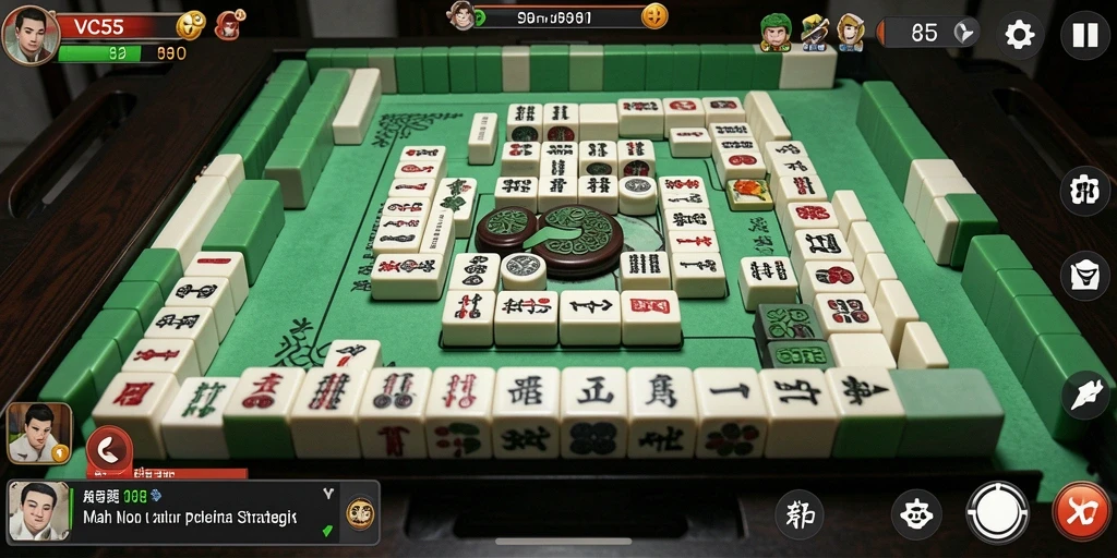 Gameplay seru VC55 Mahjong dengan desain yang menarik.