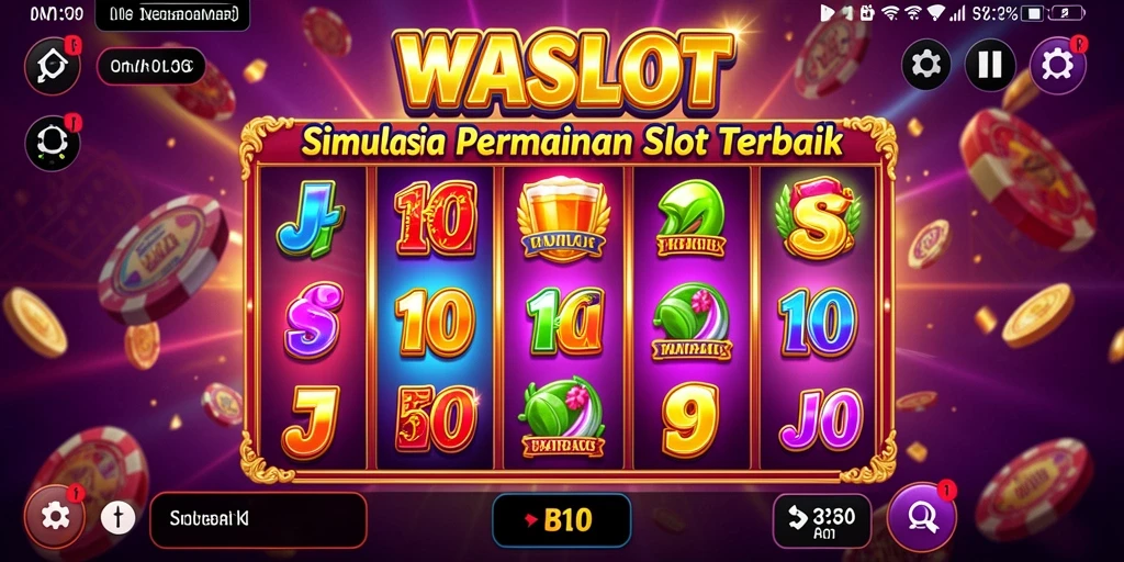 Gameplay WASLOT yang menampilkan mesin slot yang menarik dan interaktif.
